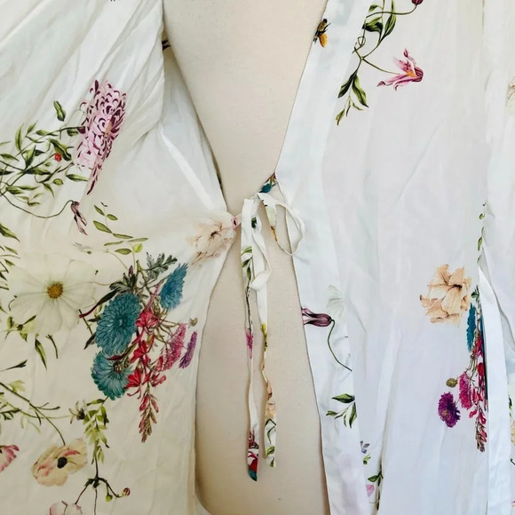 Anthropologie Plum Pretty Sugar Siren Song Robe Size XS NWOT - Picture 8 of 13